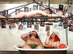 Extra Large BBW Redhead Mistress Mimosa Gets Porked By Skinny Slave Extra Large BBW Redhead Mistress Mimosa Gets Porked By Skinny Slave