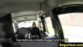 Amateur MILF Fucked In A Taxi