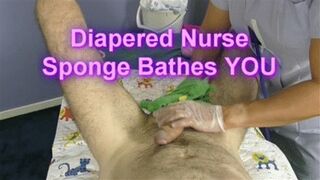 Diapered Nurse Sponge Baths You Diapered Nurse Sponge Baths You