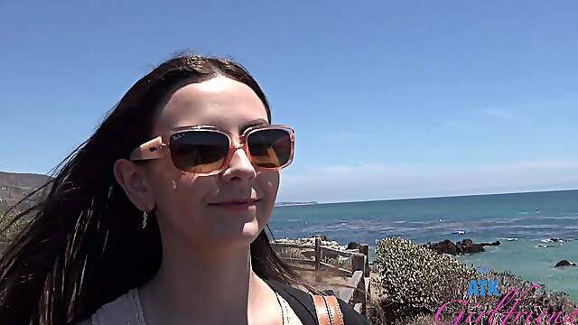 Suburban Teen Serena Hill Gets Wild In The Car Suburban Teen Serena Hill Gets Wild In The Car