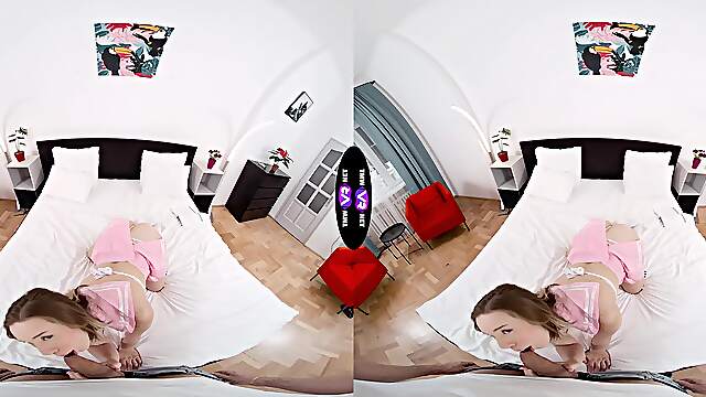 Teen Alice Gets Her Tiny Titties Sucked And Fucked Hard In VR Teen Alice Gets Her Tiny Titties Sucked And Fucked Hard In VR