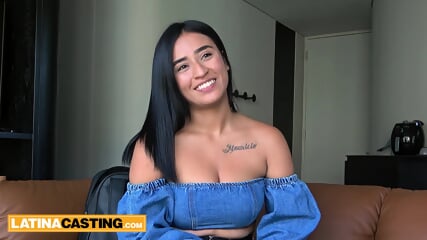 Busty Big Ass Latina MILF Sucks And Rides Massive Cock First Time Casting!