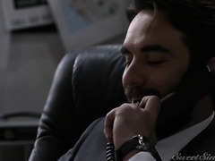 MILF Secretary Cums From Intense Spooning With Dominant Lover