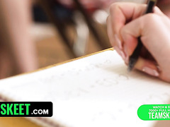 Teacher Shows Naughty Babes In School Uniform How To Use Adult Toys. Explicit Kait X Melody Marks X Trinity Olsen