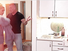 Sexy Brunette Beauty Can Satisfy Sexual Desires Of Her Step Bro Better Than His Lovely Slim GF