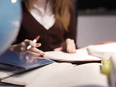 Slim Blonde Student & Her Curvy Busty Stepmom Fulfil Sapphic Sexual Desires Of A Perv Lesbian Teacher