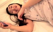 Japanese Girl Fingered And Toyed