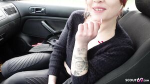 GERMAN SCOUT Petite German Redhead Girl Lizzy Rose Pickup For Casting Fuck
