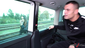 Huge Boobs Of Busty MILF Barbara Bounce As She Rides Cock In The Car