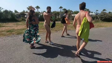 Cassy Hill Outdoor Beach Bukkake BBW