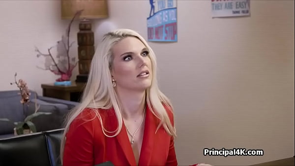 Big Tit Blonde Housewife Ends Up On Dick At The Office