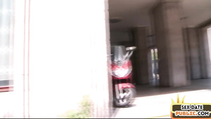 German Public Amateur Sex Babe Gets Pussyfucked Outdoor