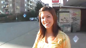 Funny Amateur Teen Lucy Agrees To Fuck With Stranger In The Forest