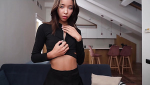 Skinny Mixed Babe Moans For More During Hardcore Anal Skinny Mixed Babe Moans For More During Hardcore Anal