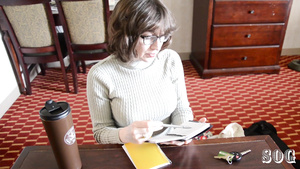 Busty Amateur Sucking On A Big Toy: Solo Blowjob