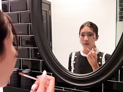 Petite Asian Maid Helps Her Boss Get Well With A Nice Handjob And Blowjob Petite Asian Maid Helps Her Boss Get Well With A Nice Handjob And Blowjob