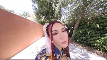 At Last You Face Street Fighter's Most Desirable Fighter Scarlette Moon As Chun Li