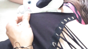 Horny Guy With Big Dick Fucks Her Tight Cunt Horny Guy With Big Dick Fucks Her Tight Cunt