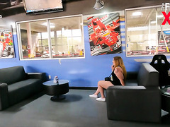 Racing Queen Gracie Gets Taken Hard By A BBC After The Track Racing Queen Gracie Gets Taken Hard By A BBC After The Track