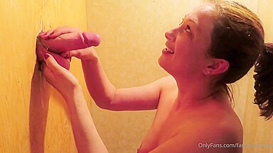 Gloryhole By Slutty French Housewife 3 Cocks 1 Bbc Full Hd